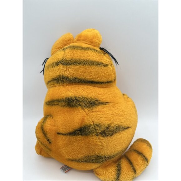 Vintage Garfield Cat Sitting Plush Stuffed Animal Dakin Large 12" H x 9" W - Picture 3 of 13
